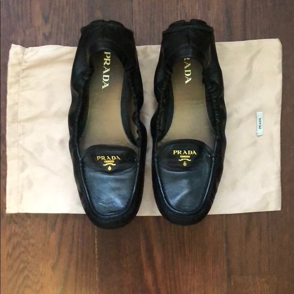 Prada | Shoes | Prada Scrunch Black 